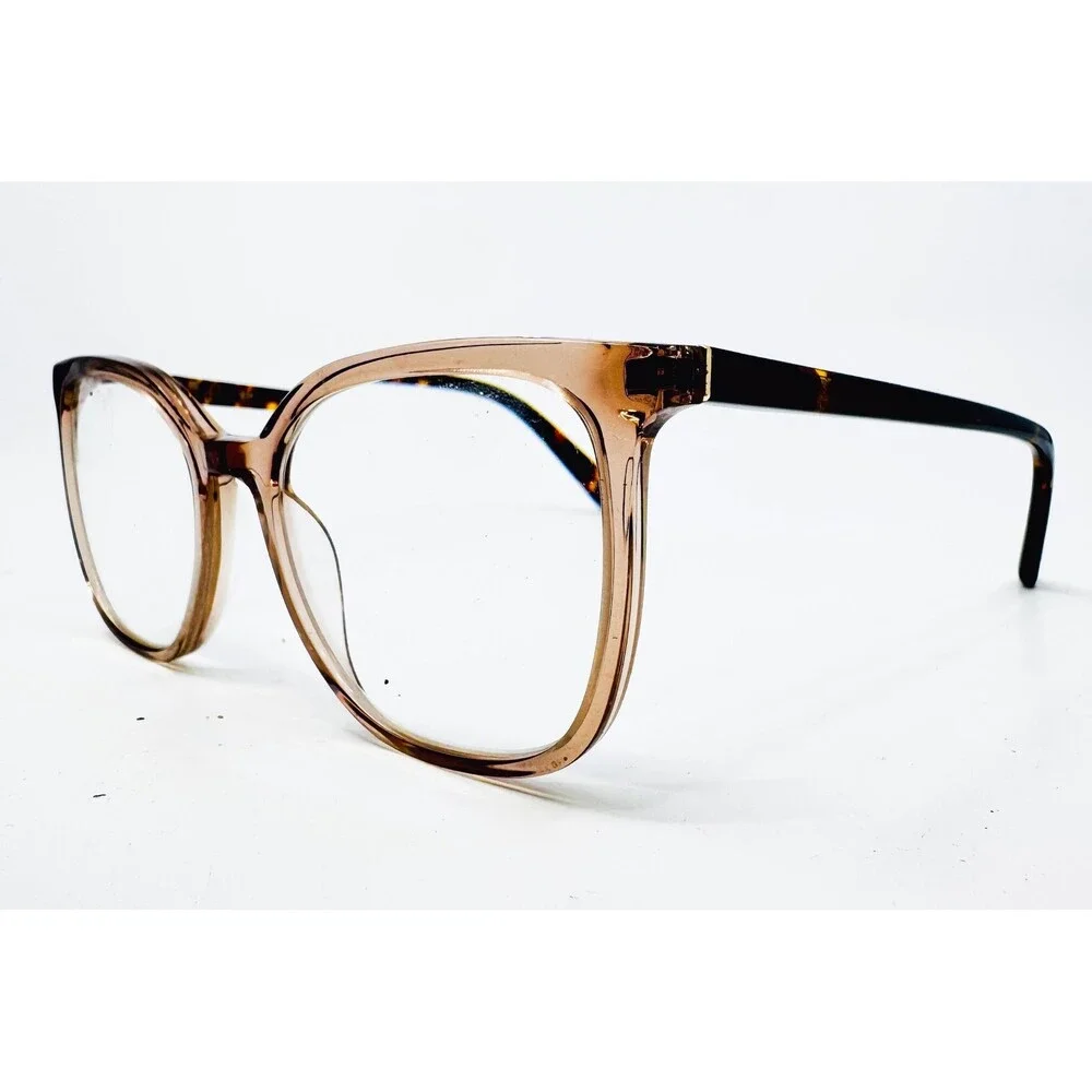 Mv Teng Eyeglass Frames Womens Pink Tortoise Cat Eye 52-19-140